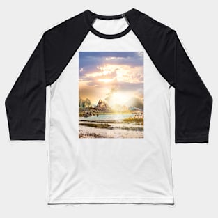 Sunlit Water Baseball T-Shirt
